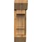 Ekena Millwork Balboa Slat Rough Sawn Bracket w/ Offset Brace, Western Red Cedar, 6"W x 16"D x 20"H BKT0604X16X20BOA06RWR - alternate 4